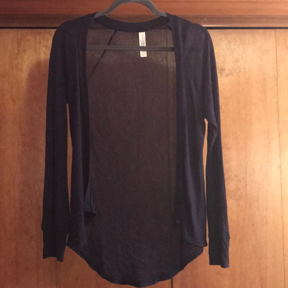 Navy blue cardigan